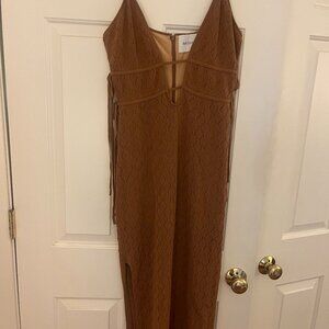 MISHA AZARA MIDI DRESS